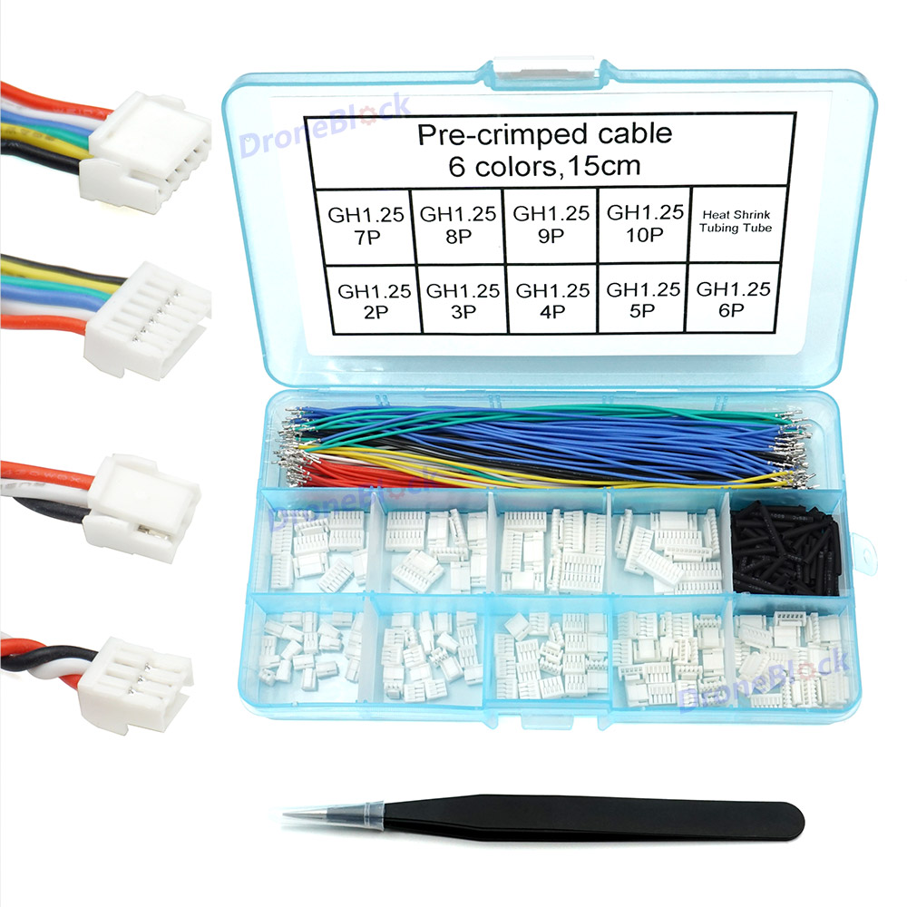 JST GH Connectors and Pre-Crim - Drone Kit Hexacopter ulasan dan harga