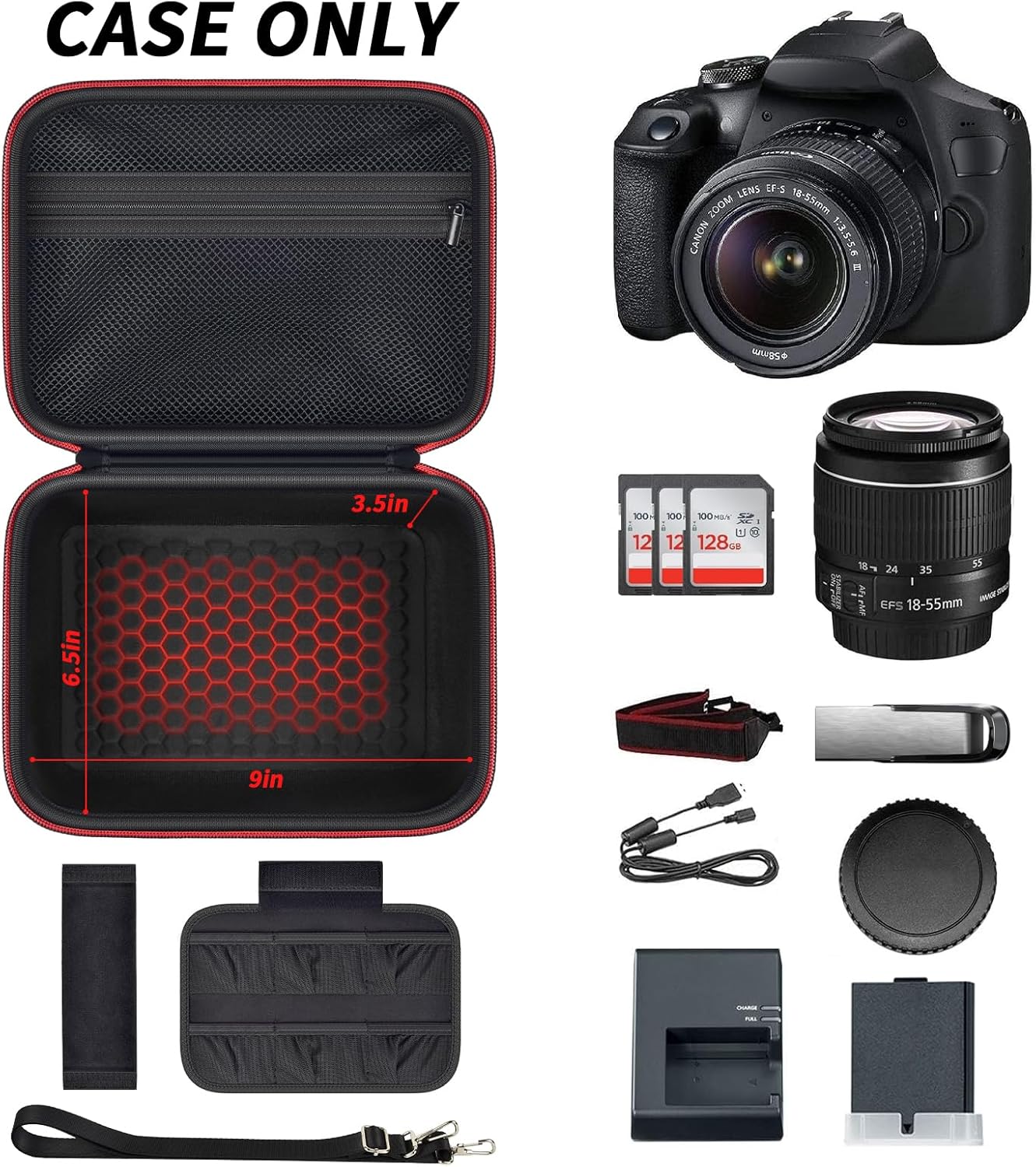 Camera Storage Bag for Canon E - Canon Camera Eos R8 ulasan dan harga