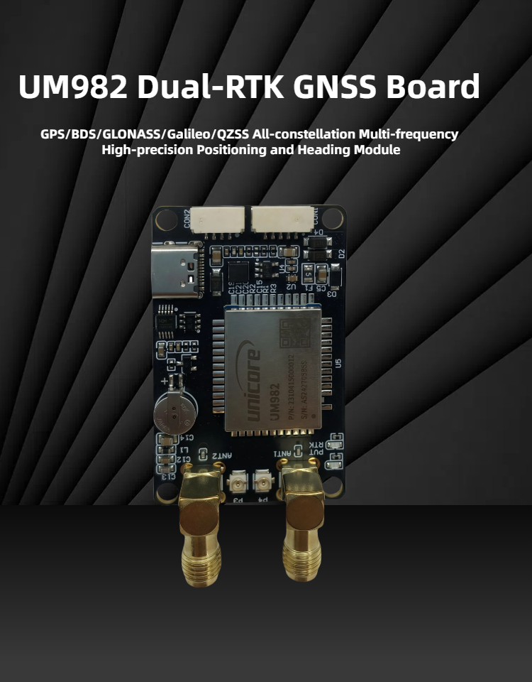 UM982 Dual Antenna RTK GNSS Mo - Drone Kit Hexacopter ulasan dan harga